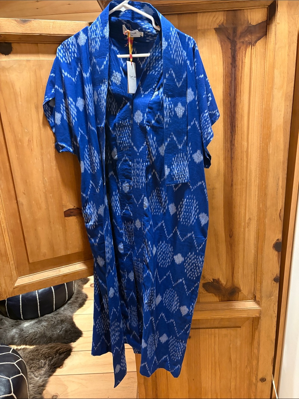 Rujuta Sheth hand woven ikat caftan